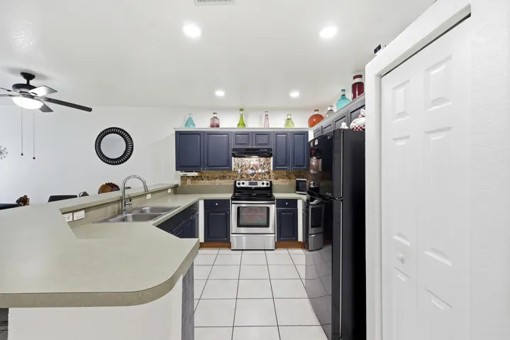 Kitchen with spacious pantry