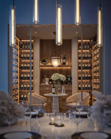 PH Formal Dining Room Wine Room