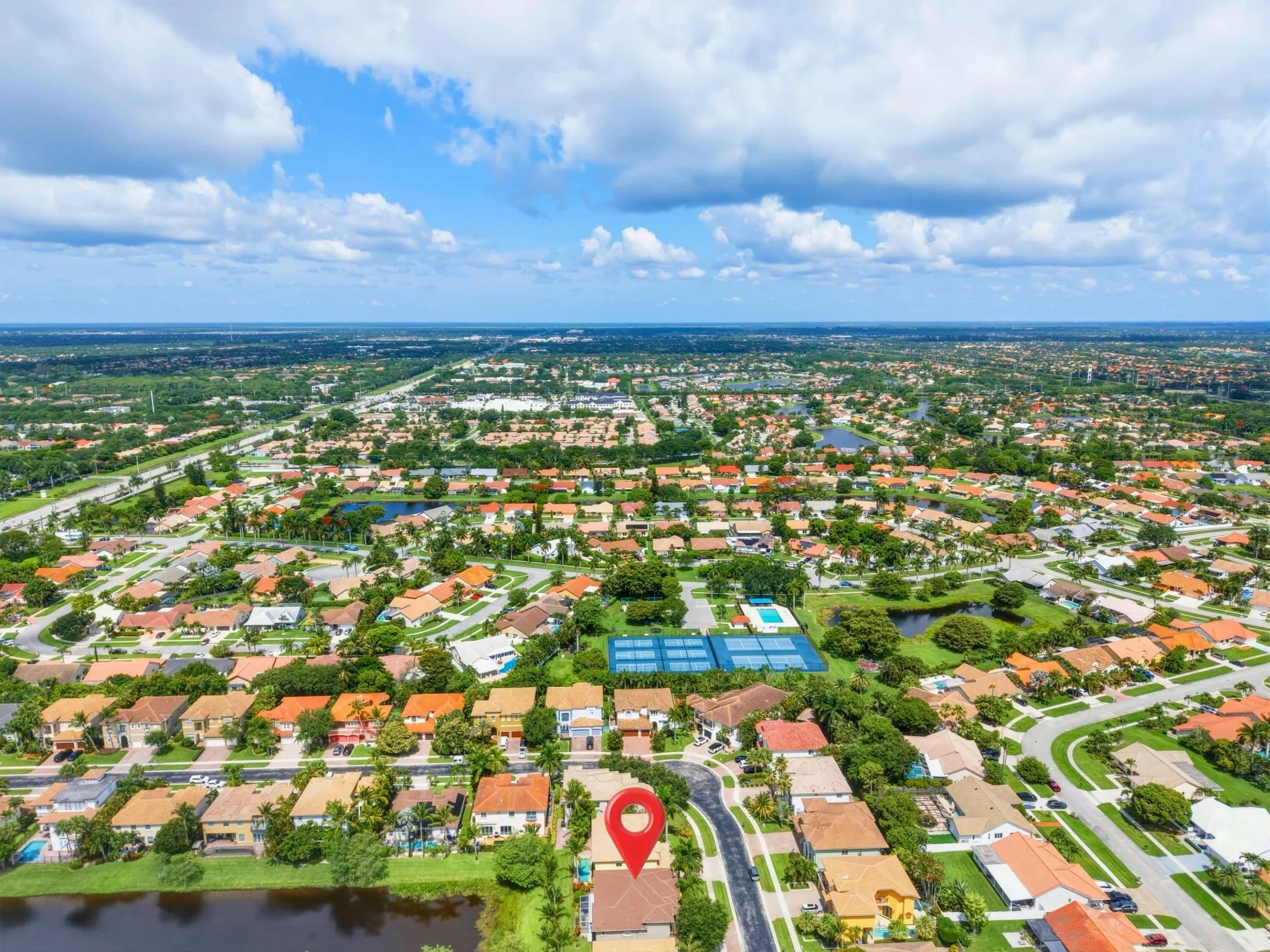Panoramic to West