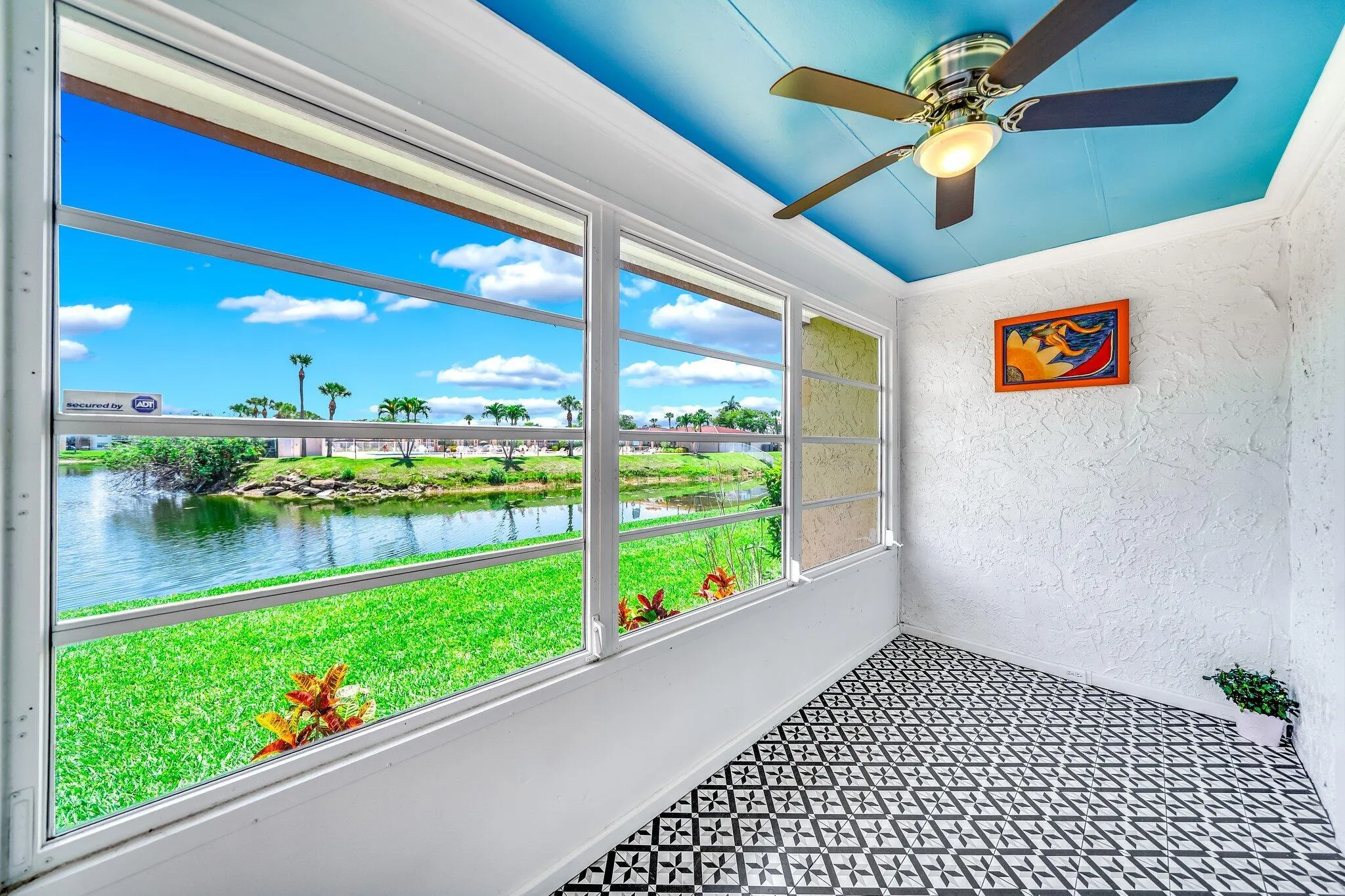 Tiled Enclosed Porch Lakeview