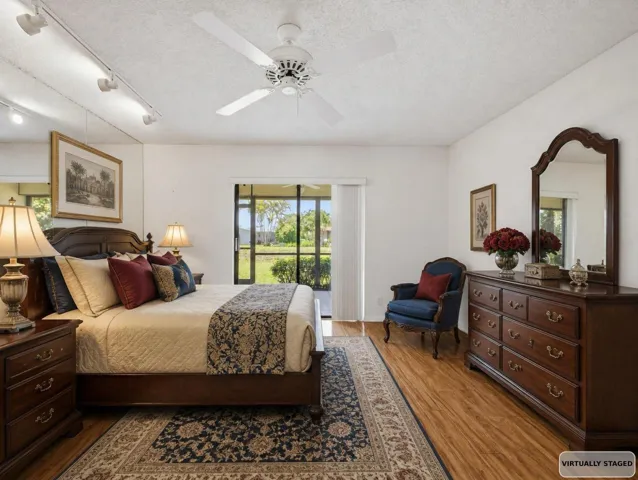 Primary Bedroom Staged