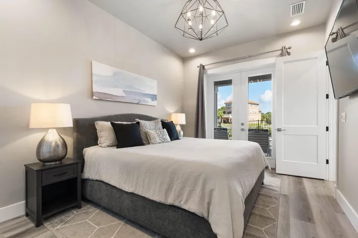 Tucked away on the first floor, this private ensuite bedroom offers a peaceful retreat where guests can relax, recharge, and wake up feeling completely at home.