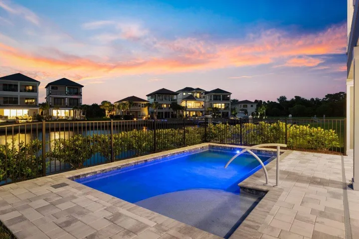 End your evenings with glowing poolside sunsets and true Florida skies that turn every night swim into a little slice of paradise