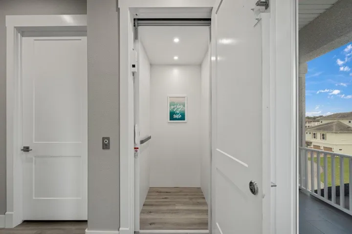 Take the stairs for the exercise or ride the private elevator in style—either way, every level of this luxury home is effortlessly within reach.