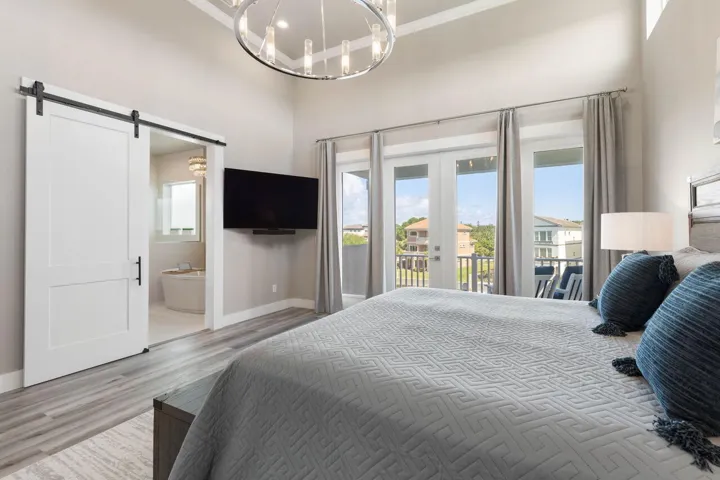 Wake up to peaceful waterfront mornings and step onto your private balcony retreat.