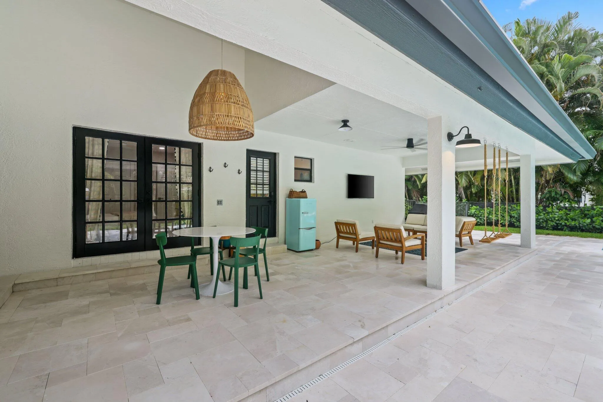 Covered patio