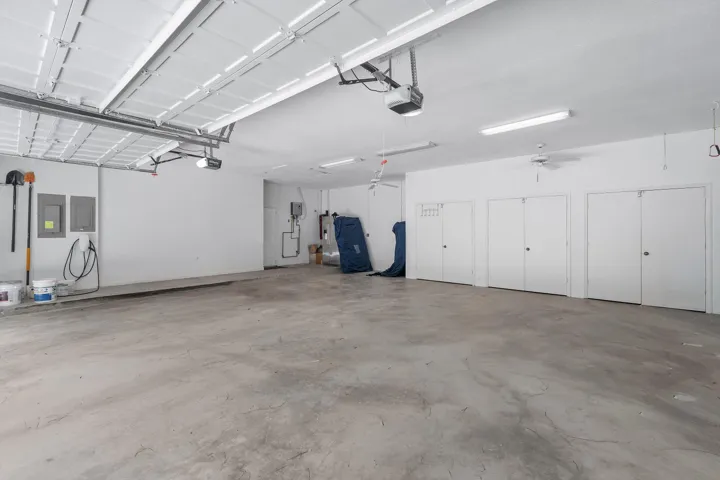 Oversized three-car garage