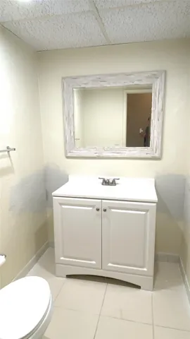 1/2 bath.