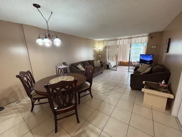 Dining area toward living room.