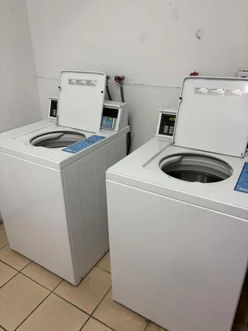 Laundry on all floors.