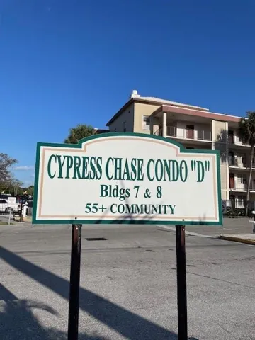 Sign from street.