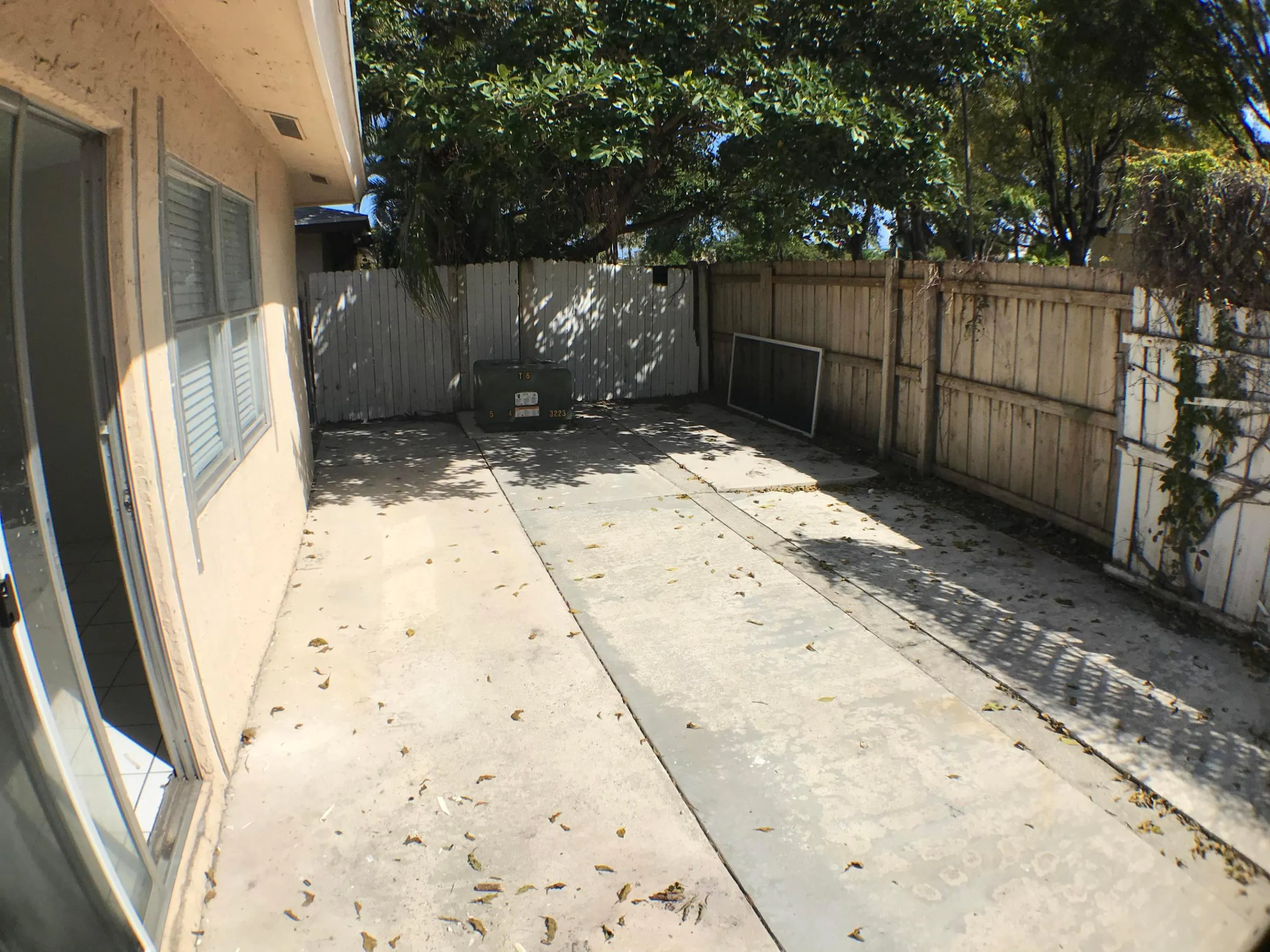 Rear Patio