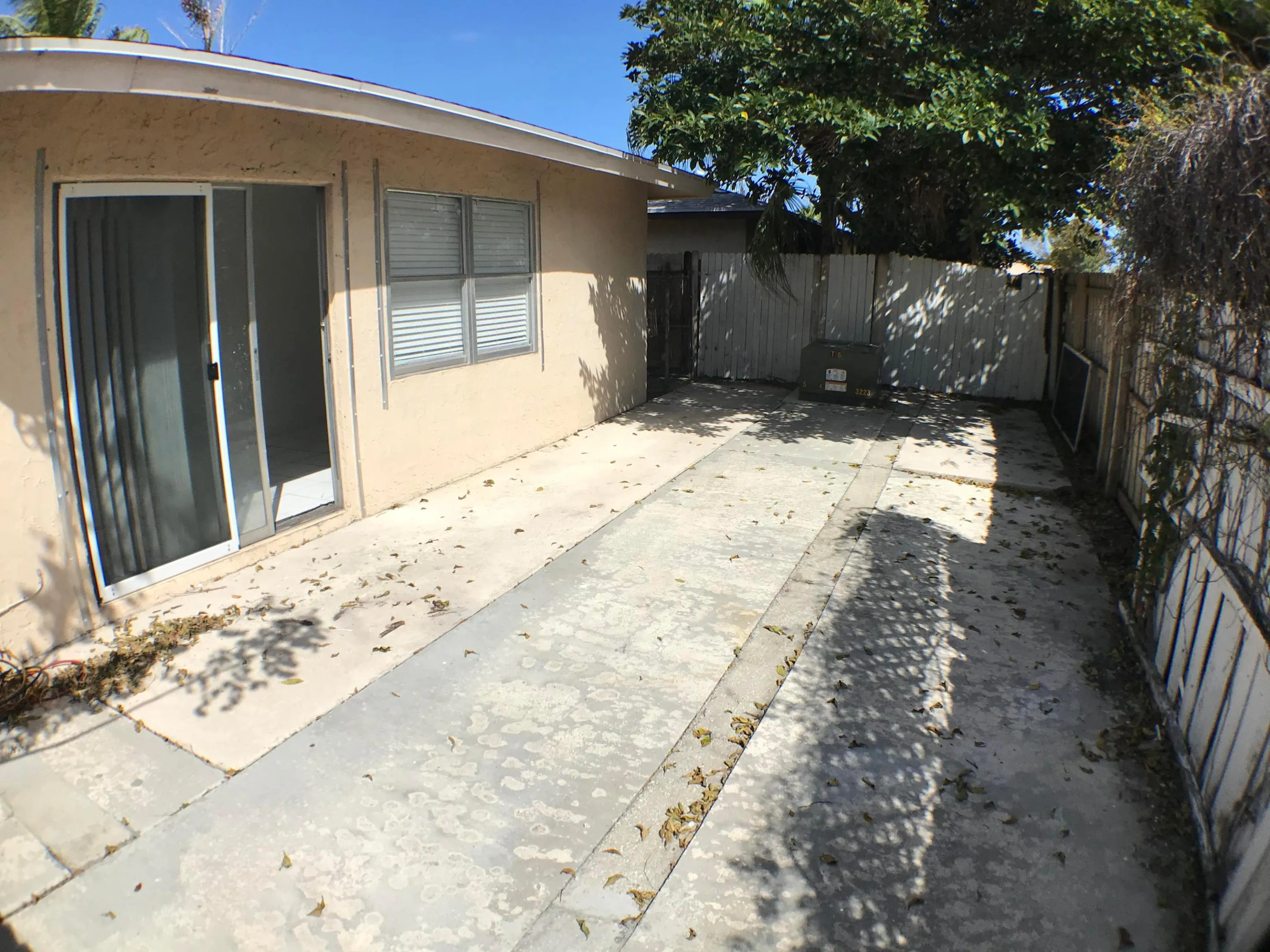 Rear Patio