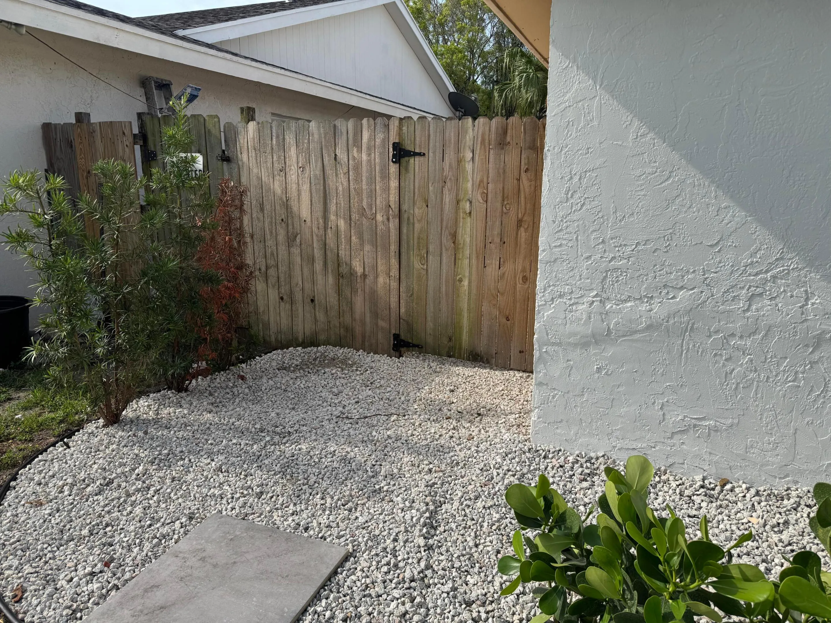 Exterior Side Area Entrance