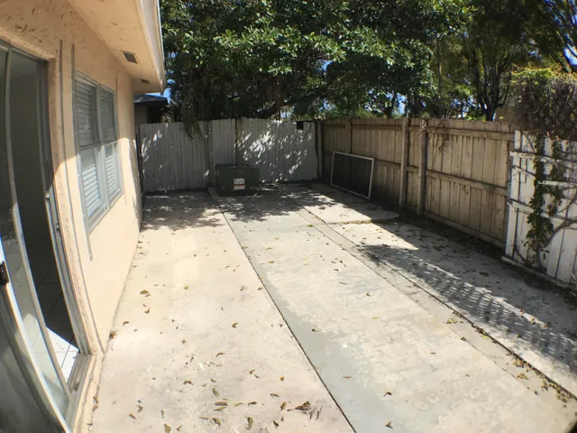 Rear Patio