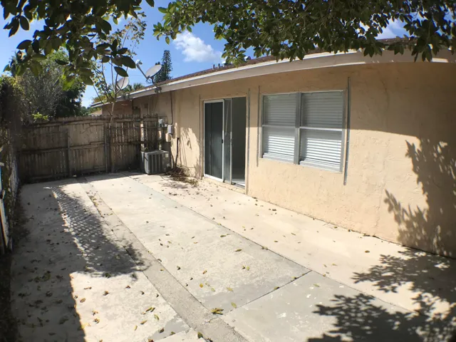 Rear Patio