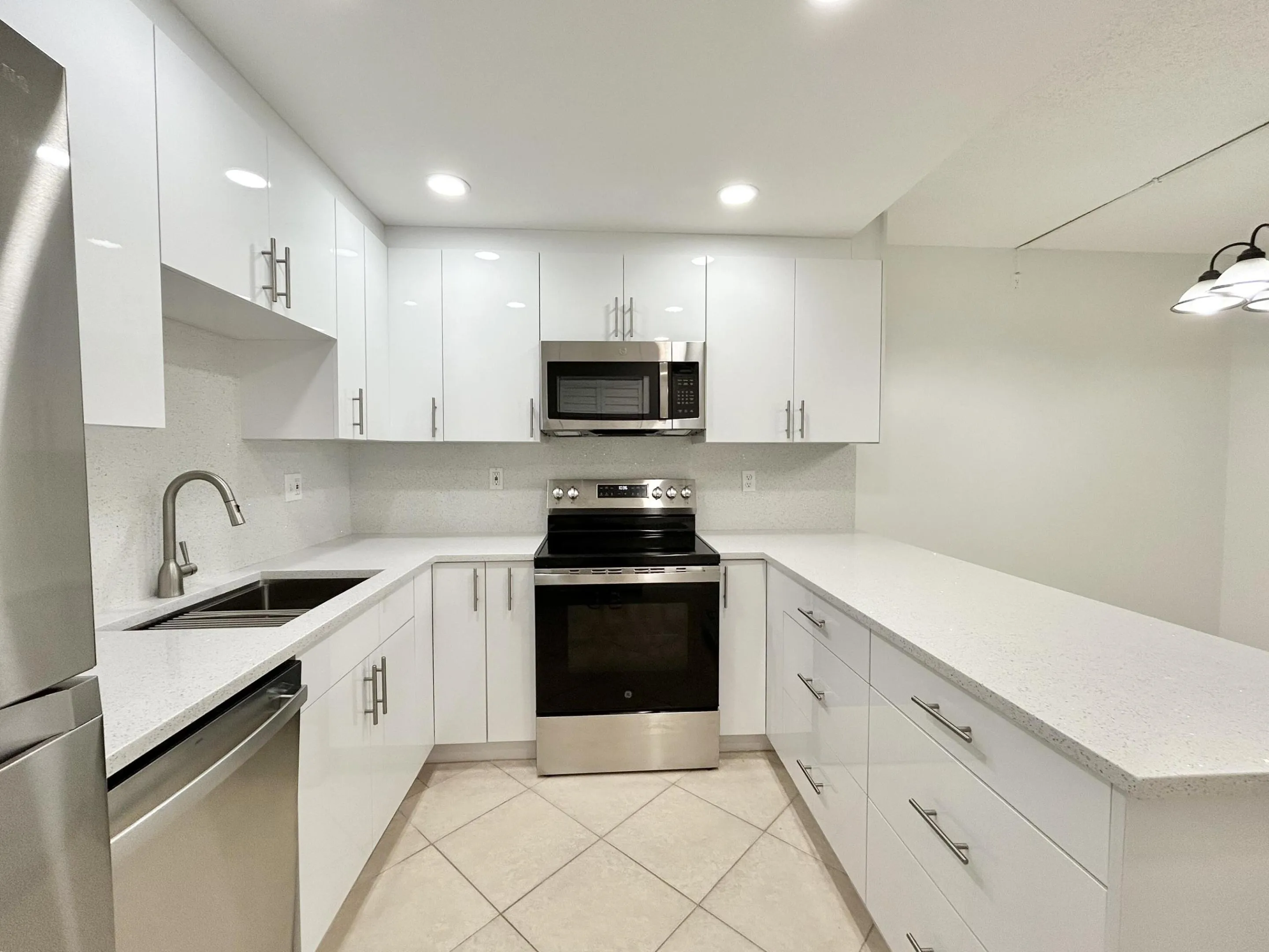 GLOSSY FLAT PANEL CABINETS