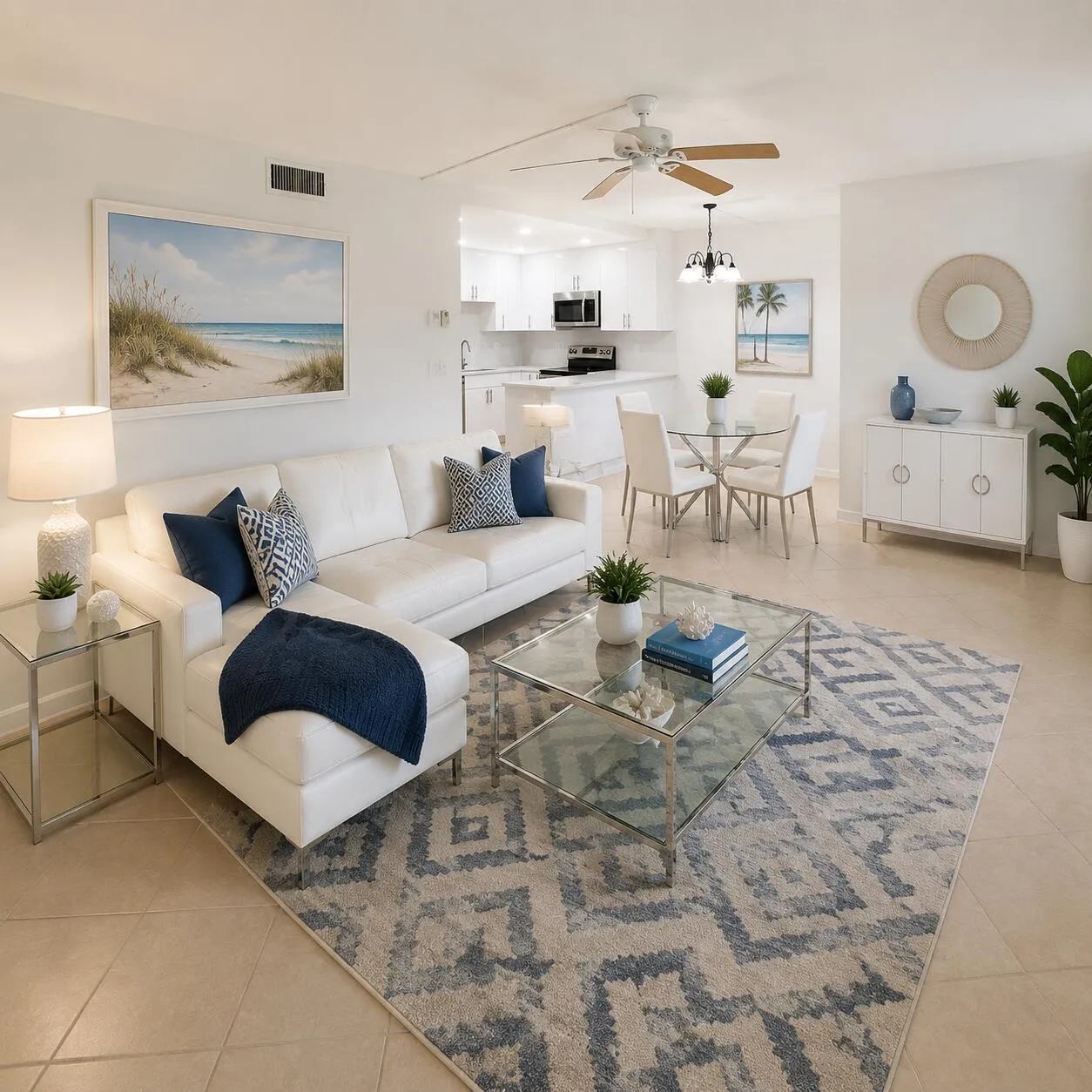 VIRTUALLY STAGED LIVING AREA