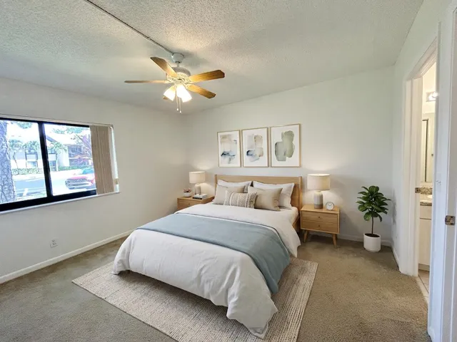 VIRTUALLY STAGED MASTER BEDROOM