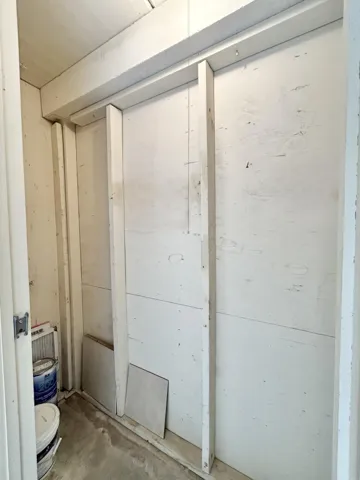 STORAGE CLOSET ON PORCH