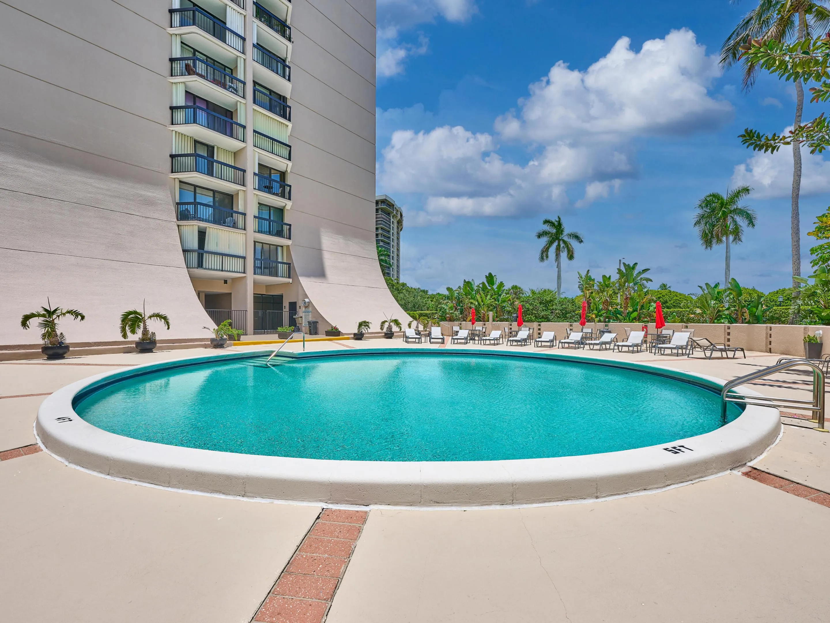 Jefferson Tower pool.