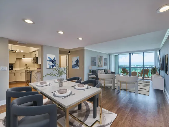 Bright, open floorplan allows plenty of natural light in the great room and kitchen.