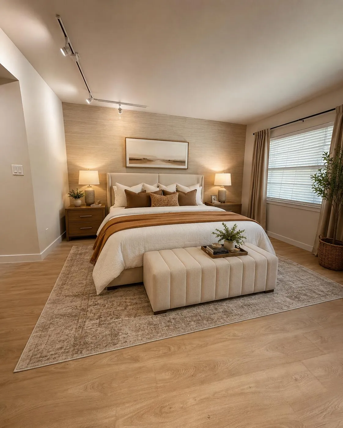 master bed staging