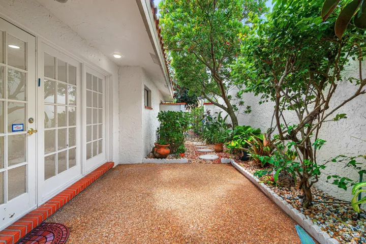 Side patio off Dining