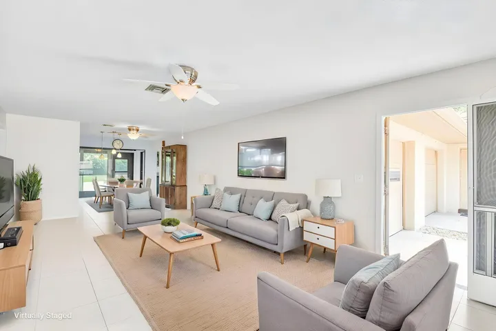 Living Room - Virtually Staged