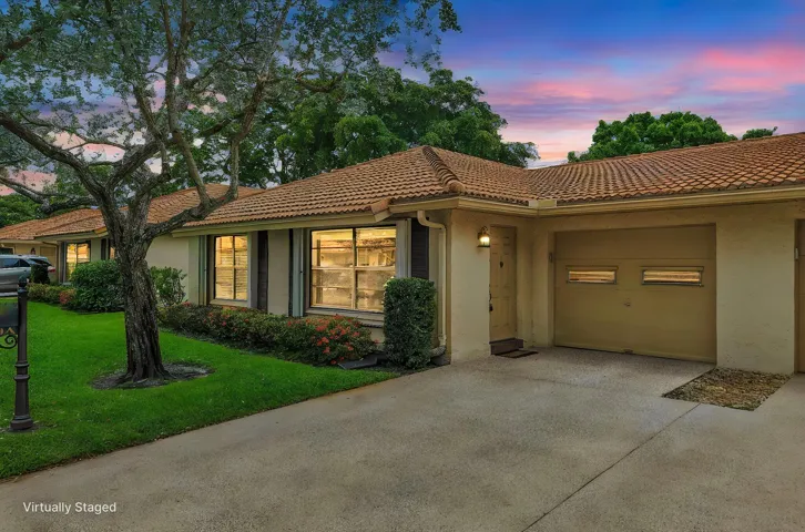 Boynton Baach Villa at Dusk