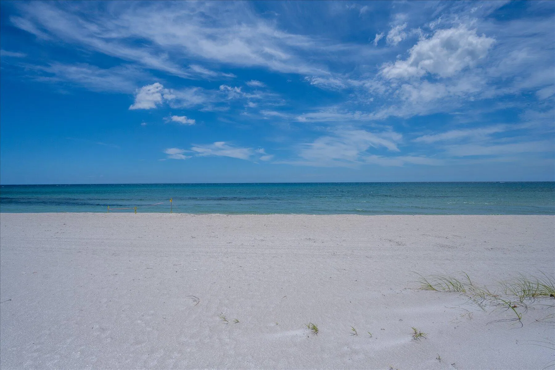 Directly on the Sand