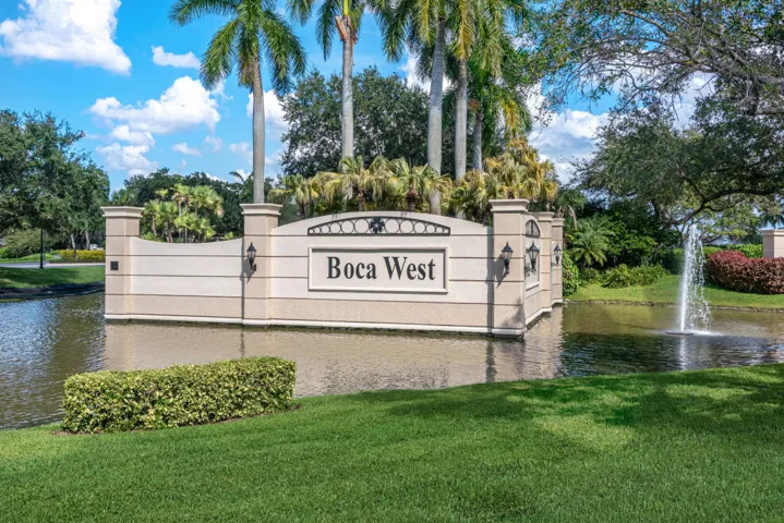 Entrance to Boca West