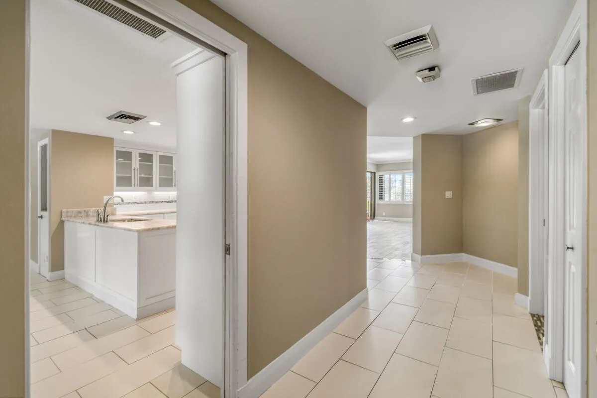 Entry to Kitchen-Hallway