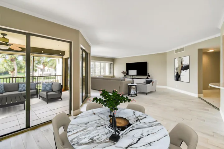 Virtual Dining to Living-Patio