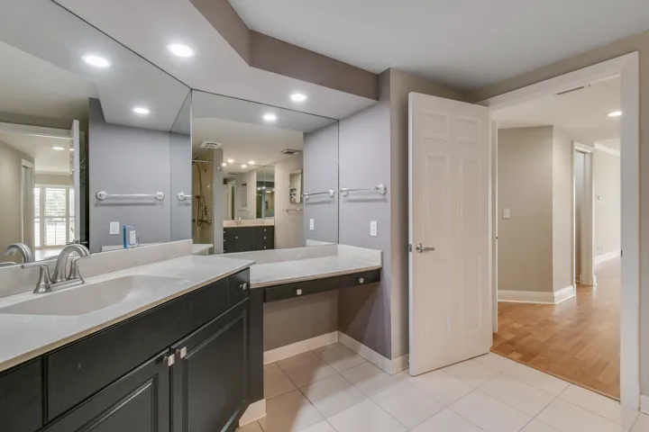 Master Bath Vanity to Bedroom
