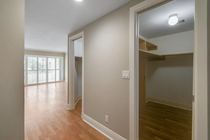 Master Bedroom entry to closets
