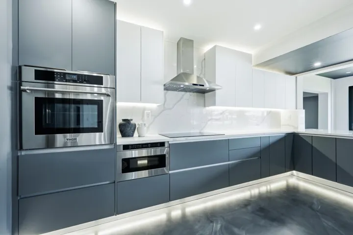 Kitchen with Stainless Steel Appliances