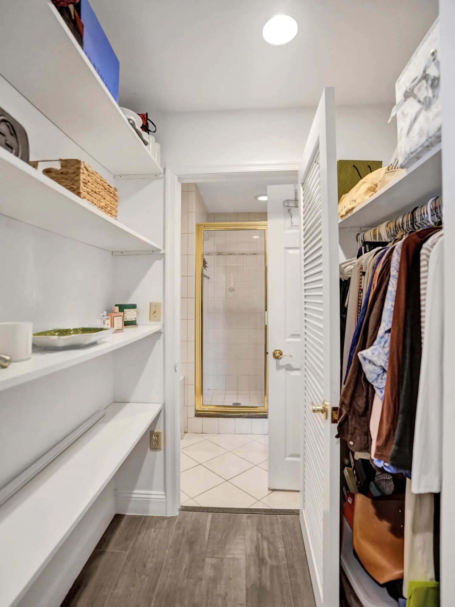 Master walk in closet Angle 2