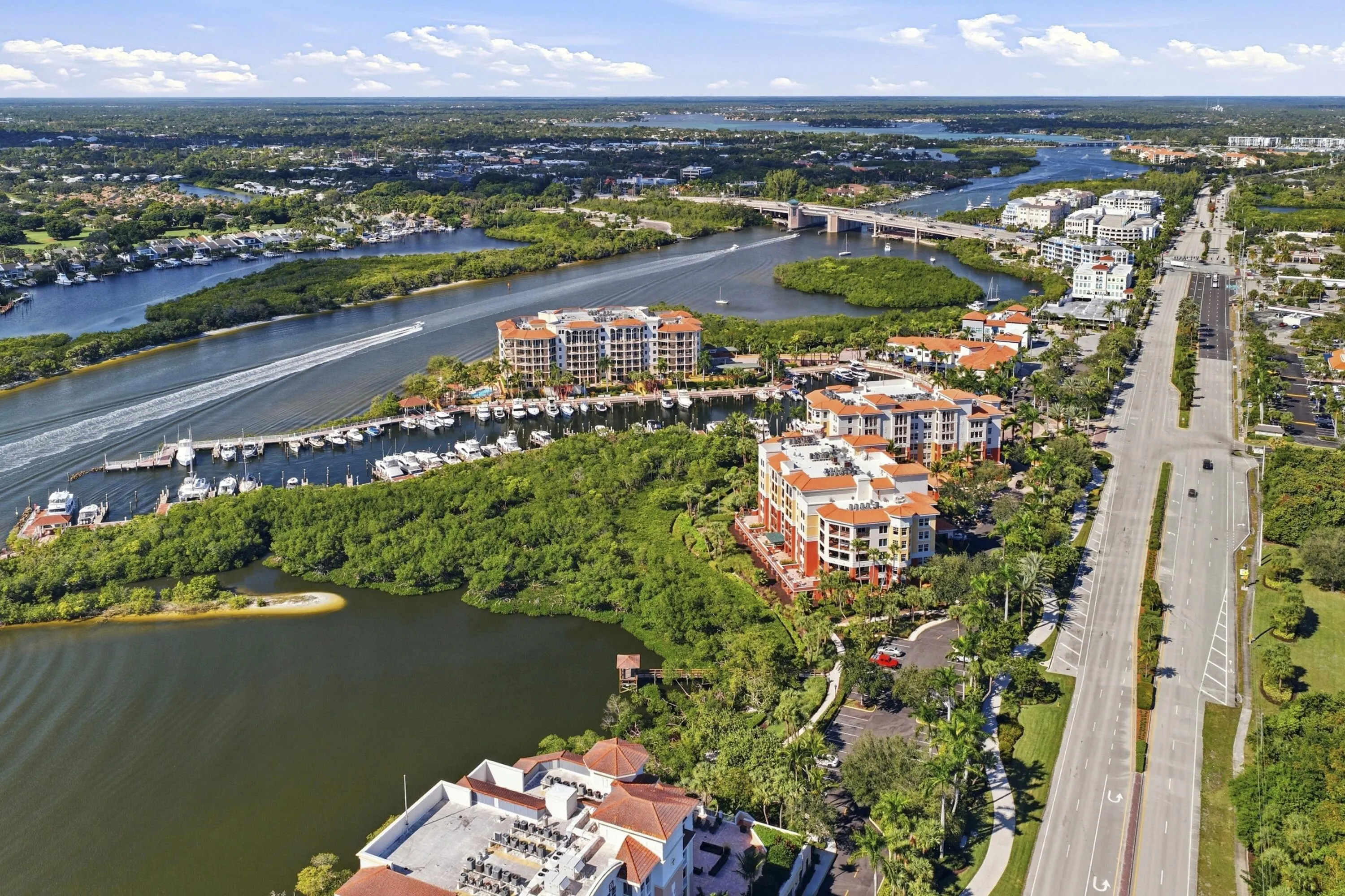 Aerial View Harborside