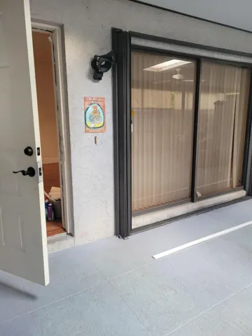 I am told that the light outside of front door is a motion light once switch is flipped inside to down postition.