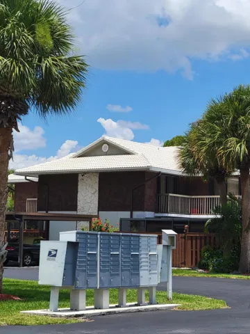 Mailboxes are centrally located for all the residents living at Camelot Gardens.