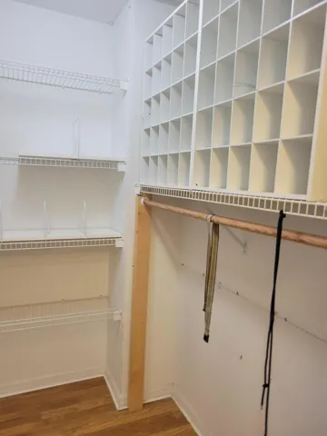 Ladies take note, more cubbies in the larger walk in closet.