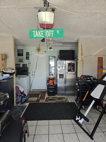 Garage with Laundry area