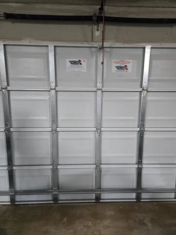Hurricane impact garage door
