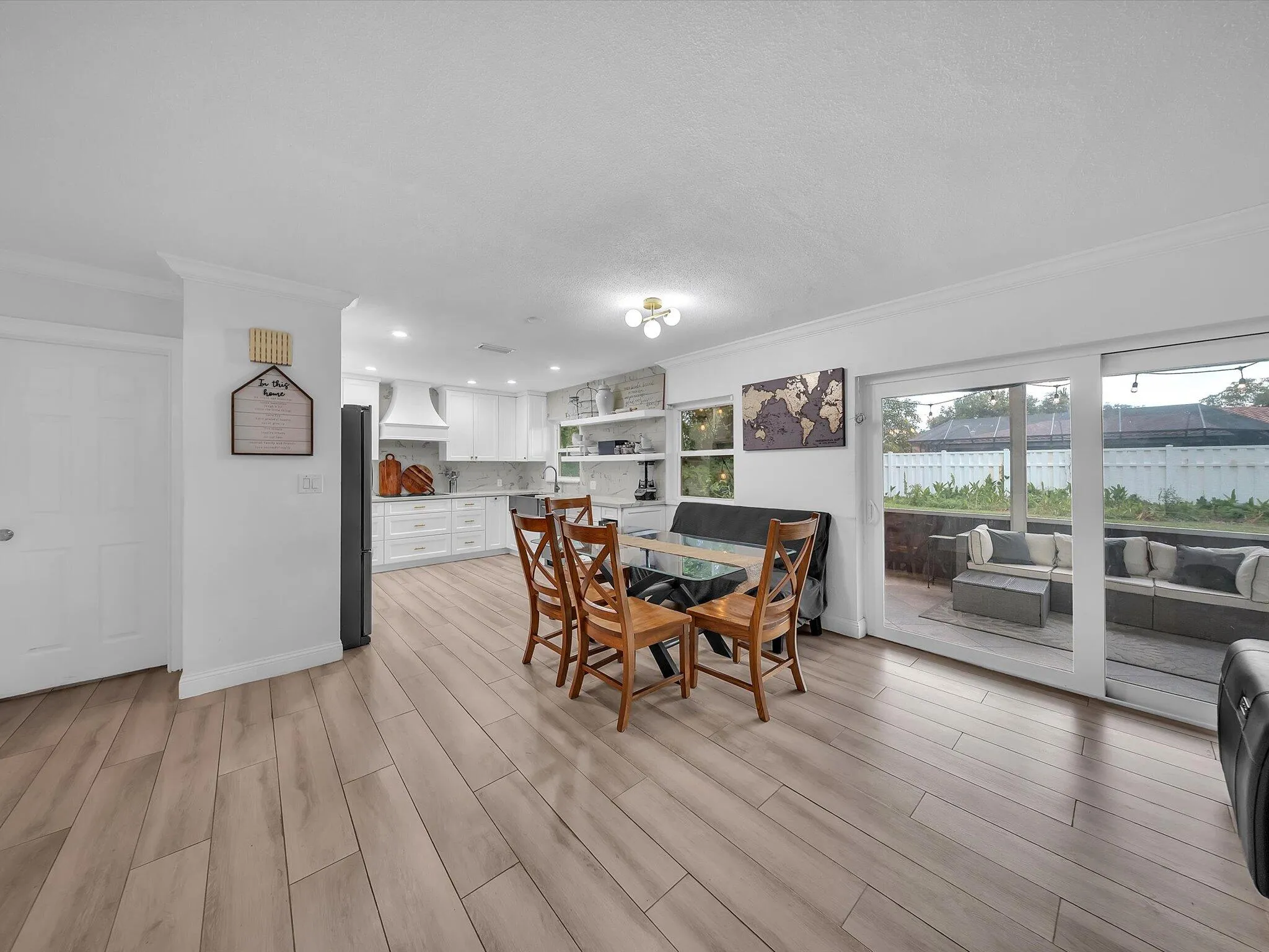 Kitchen and Family Room View