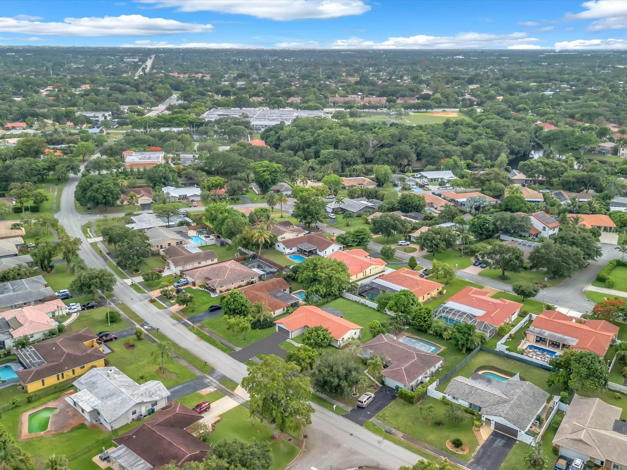 Aerial Neighborhood