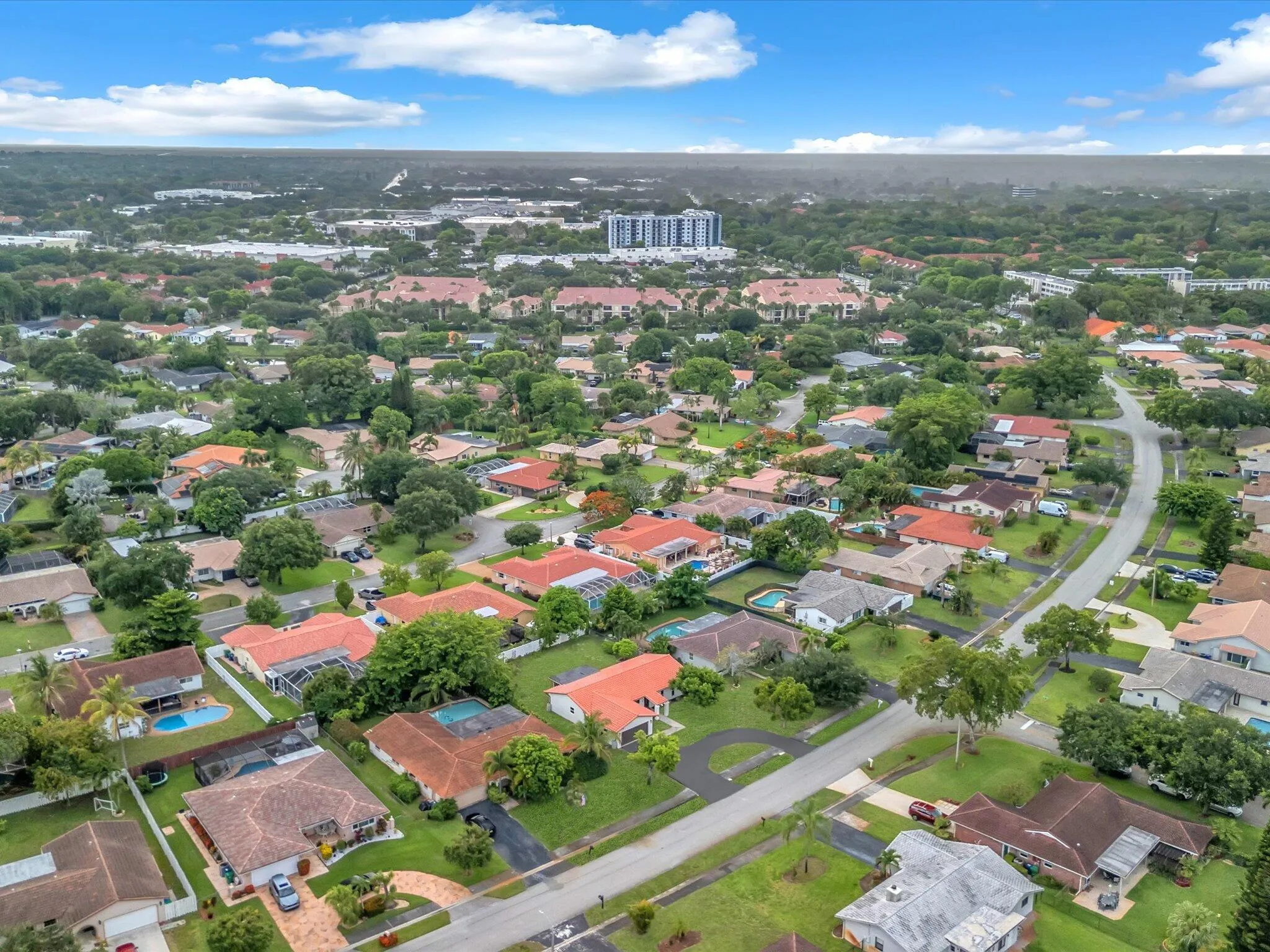 Aerial Neighborhood