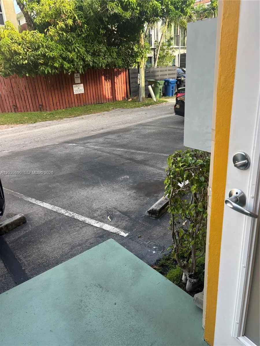 View from back door.