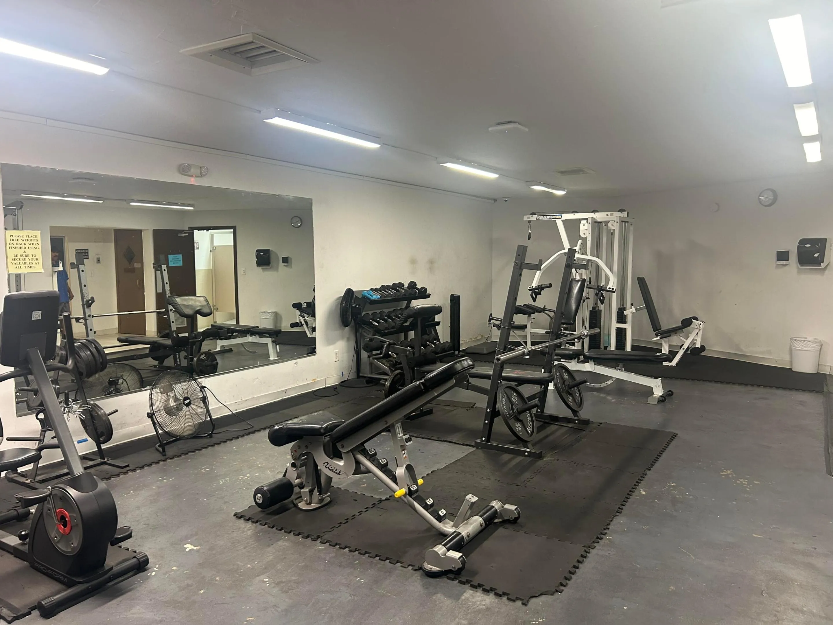 Mens Exercise Room