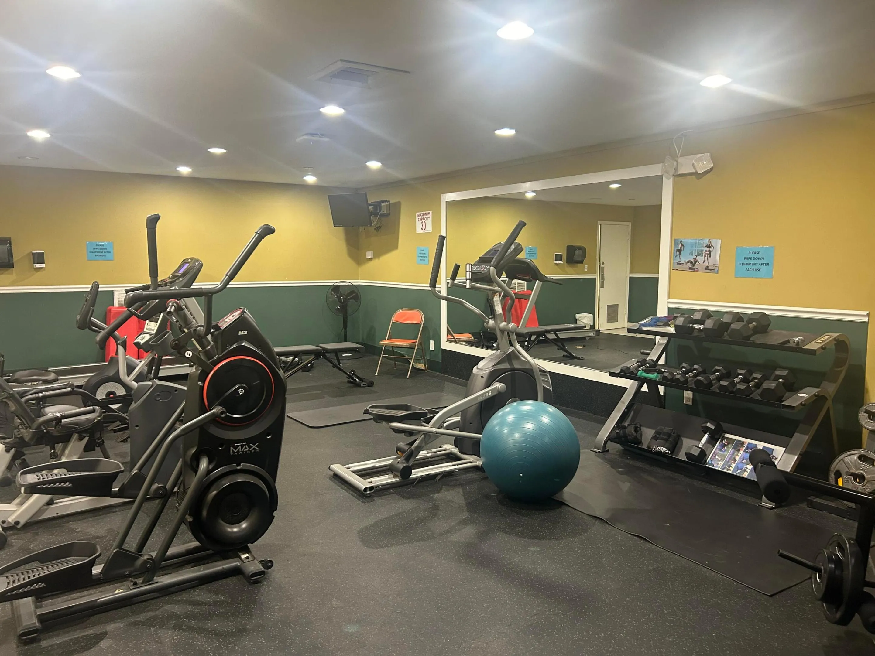 Woman Exercise Room
